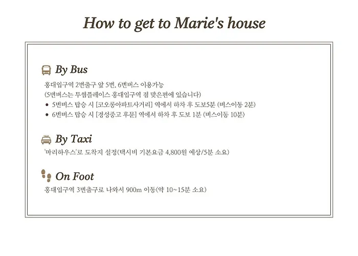 Marie's House 101 Hongdae Bed & Breakfast 4*